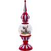 16-Inch Battery Operated Lighted Tower with Santa Scene Village - Other Accents - 1 - thumbnail