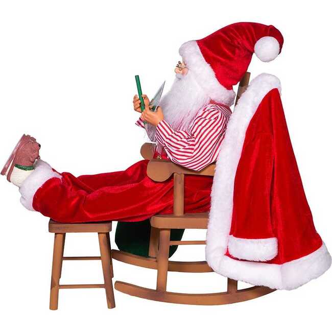 16-Inch Kringle Klaus Sitting in Chair - Other Accents - 2