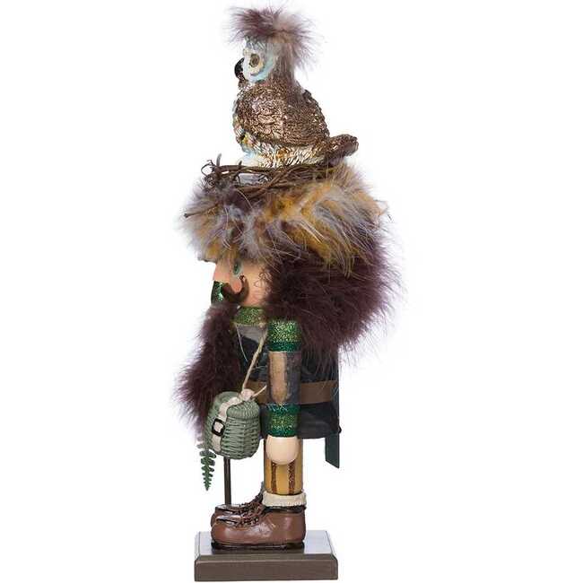 16-Inch Hollywood Woodsman Nutcracker with Owl Hat - Nutcrackers - 4