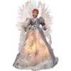 16-Inch Fiber Optic White, Silver, and Gray Angel Tree Topper - Other Accents - 1 - thumbnail