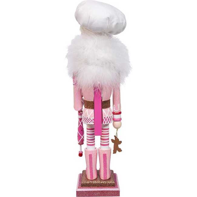16-Inch Hollywood Nutcrackers Pink Gingerbread Baker Nutcracker - Nutcrackers - 3
