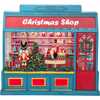 enchanting 8.375-Inch Battery Operated USB LED Lighted Christmas Shop With Spinning Glitter Water - Other Accents - 1 - thumbnail