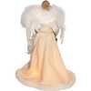 16-Inch UL 10-Light Ivory and Gray Angel Tree Topper - Other Accents - 4