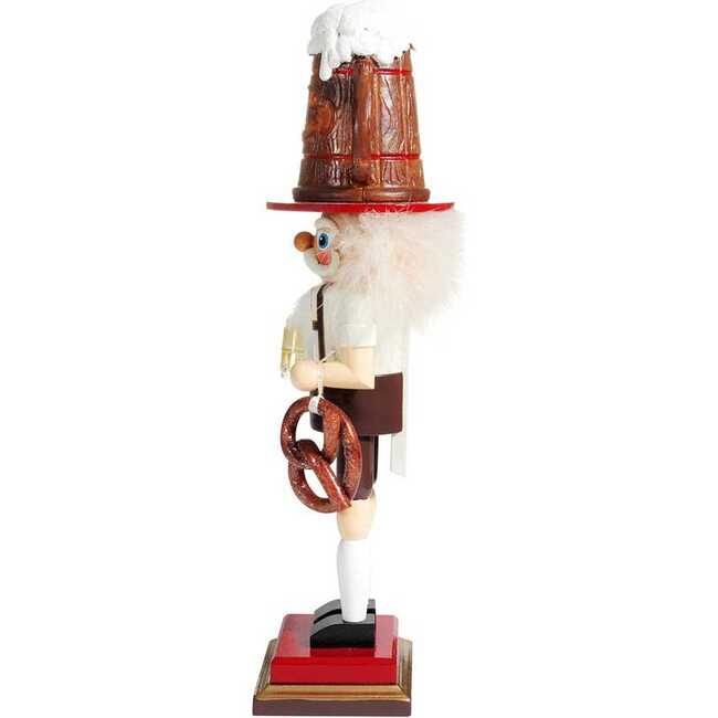 17.5-Inch Hollywood Beer and Pretzel Nutcracker - Nutcrackers - 4