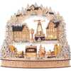 16-Inch Battery-Operated Light-Up Wooden Village with Motion - Other Accents - 1 - thumbnail