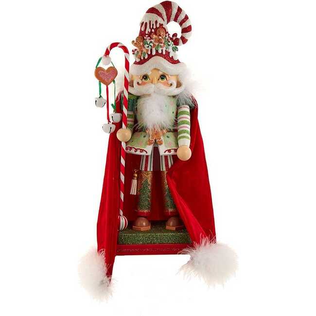 delightful 15-Inch Hollywood Nutcrackers Gingerbread Candy Santa Nutcracker