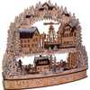 16-Inch Battery-Operated Light-Up Wooden Village with Motion - Other Accents - 2