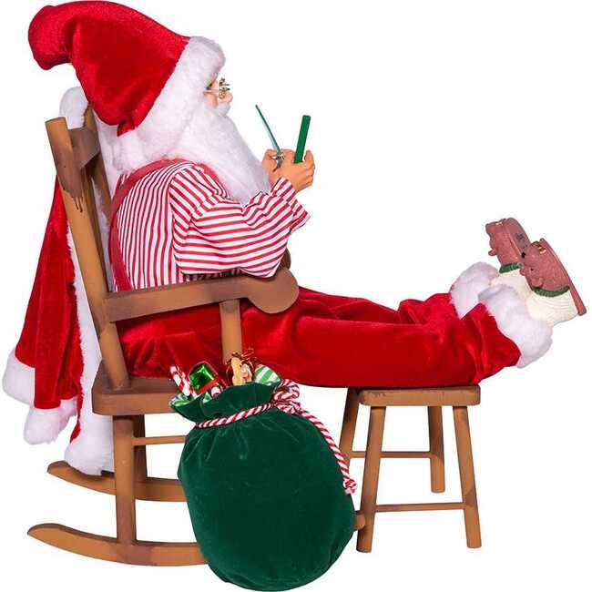 16-Inch Kringle Klaus Sitting in Chair - Other Accents - 4