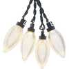 UL 10-Light Warm White LED Super C9 Bulb Yard Stakes, 10-Piece Set - Other Accents - 1 - thumbnail