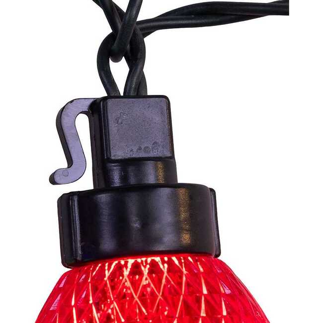 UL 10-Light Warm White LED Super C9 Multicolor Bulb Yard Stakes, 10-Piece Set - Other Accents - 2