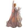 16-Inch Fiber Optic White, Silver, and Gray Angel Tree Topper - Other Accents - 3