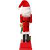 Wooden 15-Inch Santa Calendar Nutcracker - Nutcrackers - 3