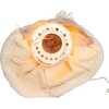 16-Inch UL 10-Light Ivory and Gray Angel Tree Topper - Other Accents - 7