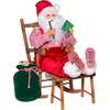 16-Inch Kringle Klaus Sitting in Chair - Other Accents - 5