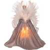 16-Inch Fiber Optic White, Silver, and Gray Angel Tree Topper - Other Accents - 4