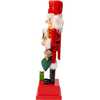 Wooden 15-Inch Santa Calendar Nutcracker - Nutcrackers - 4