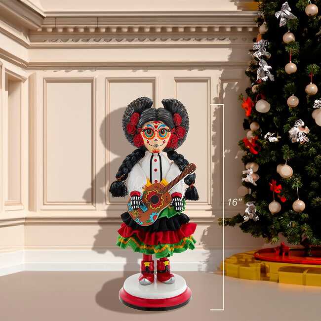 16-Inch Hollywood Nutcrackers Day Of The Dead Girl Nutcracker - Nutcrackers - 7