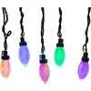 UL 20-Light Warm Dual Color LED Jumbo C9 Bulb Yard Stakes, 10-Piece Set - Other Accents - 3