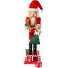 Wooden 15-Inch Santa Calendar Nutcracker - Nutcrackers - 5