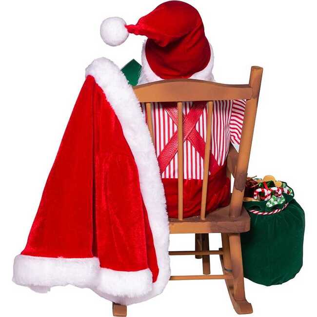 16-Inch Kringle Klaus Sitting in Chair - Other Accents - 6