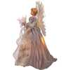 16-Inch Fiber Optic White, Silver, and Gray Angel Tree Topper - Other Accents - 5