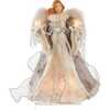 UL 10-Light 14-Inch Silver and Gray Angel Treetop - Other Accents - 1 - thumbnail