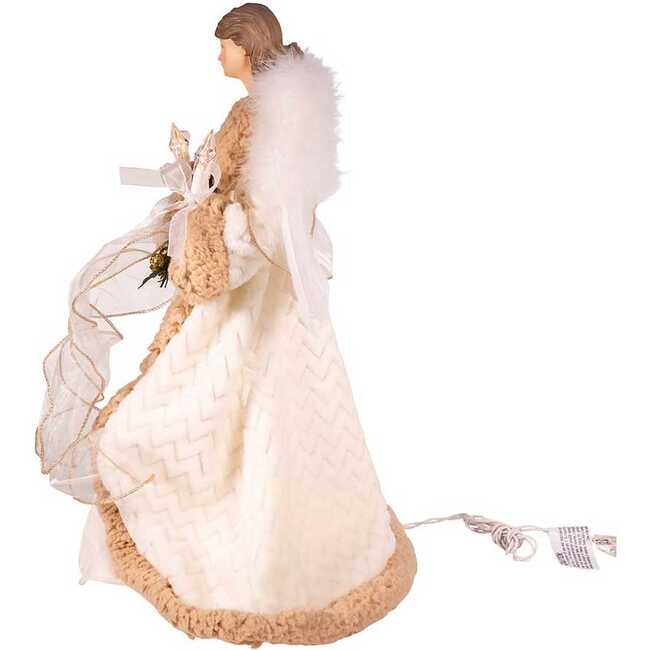 UL 10-Light 16-Inch Rustic Natural Angel Treetop - Other Accents - 4