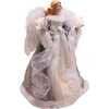 UL 10-Light 14-Inch Silver and Gray Angel Treetop - Other Accents - 2