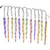 UL 60-Light Dual Color Multicolor/Warm White LED 12-Piece Icicle String Light Set - Other Accents - 5