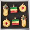 Noble Gems Cookie Glass Ornament Set, 6-Piece Box Set - Ornaments - 1 - thumbnail