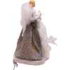 UL 10-Light 14-Inch Silver and Gray Angel Treetop - Other Accents - 3
