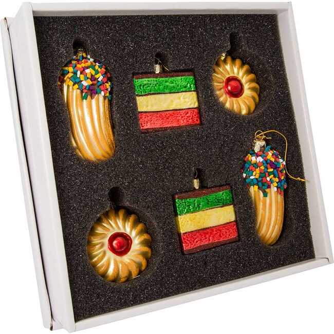 Noble Gems Cookie Glass Ornament Set, 6-Piece Box Set - Ornaments - 2