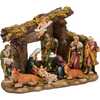 Resin Nativity Set with Figures and Stable - 11-Piece Set - Other Accents - 2