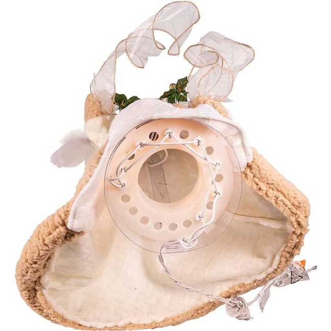 UL 10-Light 16-Inch Rustic Natural Angel Treetop - Other Accents - 6
