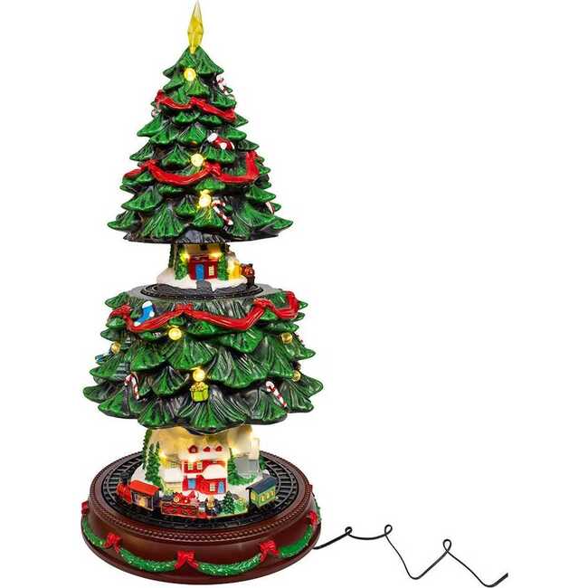 Musical Animated Christmas Tree Table Piece - Other Accents - 2