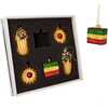 Noble Gems Cookie Glass Ornament Set, 6-Piece Box Set - Ornaments - 3