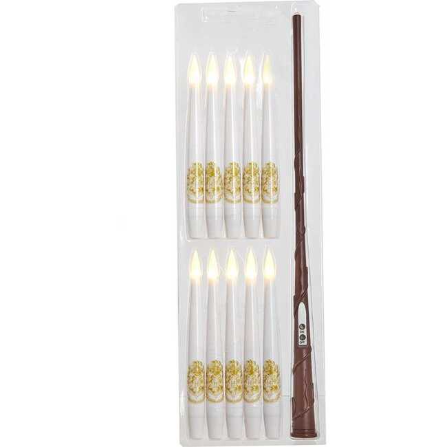 Harry Potter Battery Operated 10 Floating Candles With Wand Remote Light Set - Other Accents - 2