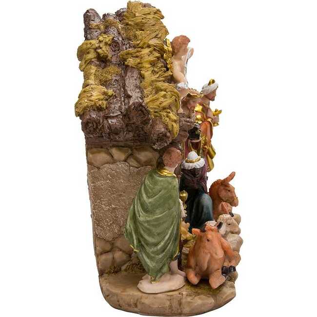 Resin Nativity Set with Figures and Stable - 11-Piece Set - Other Accents - 3