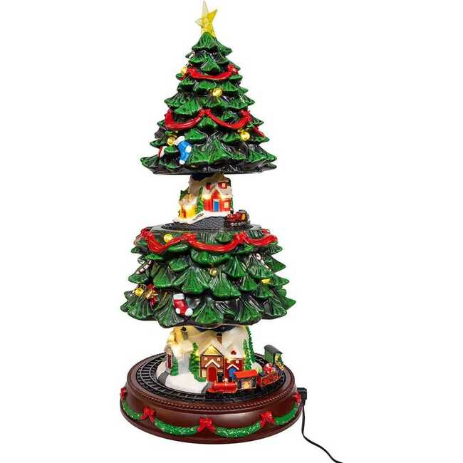 Musical Animated Christmas Tree Table Piece - Other Accents - 4