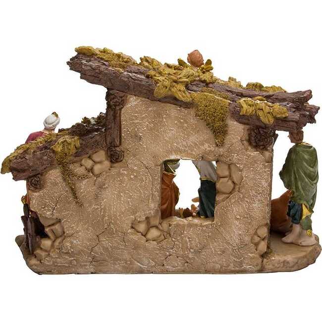 Resin Nativity Set with Figures and Stable - 11-Piece Set - Other Accents - 4