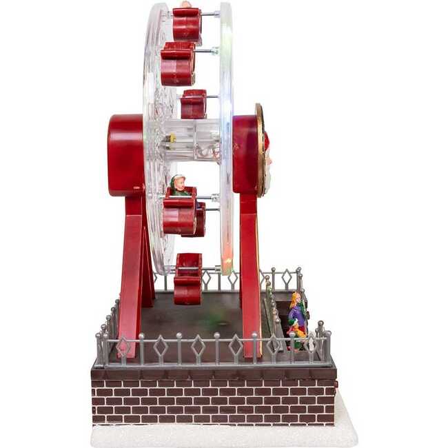 Battery Operated Musical Animated Santa Ferris Wheel - Other Accents - 2