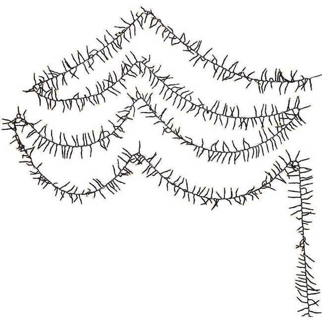 CUL 1000-Light 33-Foot Cluster Garland with Warm White 3MM LED Bulbs - Other Accents - 2