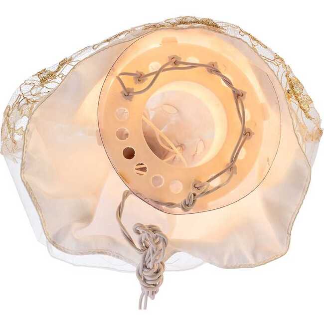 UL 10-Light 12-Inch Ivory and Gold Angel Treetop - Other Accents - 7