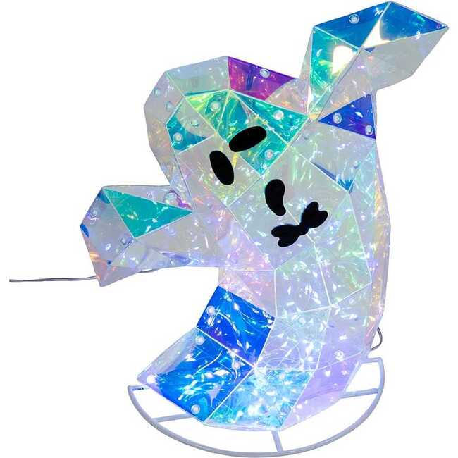 Pre-lit Holographic Witch and Two Ghosts, 3-Piece Set - Other Accents - 6