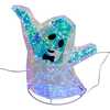 Pre-lit Holographic Witch and Two Ghosts, 3-Piece Set - Other Accents - 7