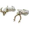 Gold Standing and Lying Deer Table Pieces - Other Accents - 5
