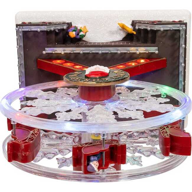 Battery Operated Musical Animated Santa Ferris Wheel - Other Accents - 5