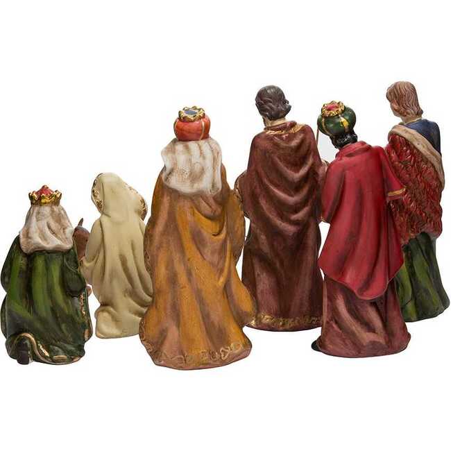 9-Inch Porcelain Nativity Figures Tablepiece Set of 9 - Other Accents - 3