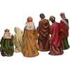 9-Inch Porcelain Nativity Figures Tablepiece Set of 9 - Other Accents - 3