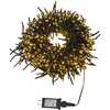 CUL 1000-Light 33-Foot Cluster Garland with Warm White 3MM LED Bulbs - Other Accents - 5